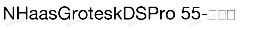 NHaasGroteskDSPro 55字体转换